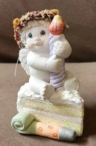 Cast Art Dreamsicles Celebrate the Day Cherub 4" Angel Vintage 2000 Figure - Picture 1 of 9