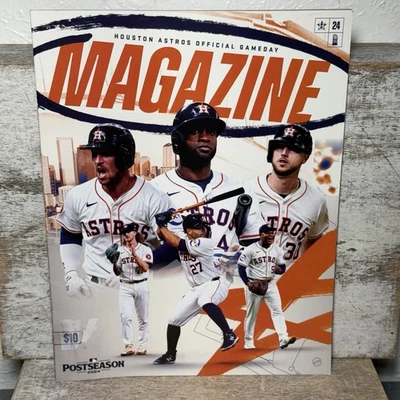 MLB Houston Astros Official Gameday MAGAZINE Tucker, Altuve, Bregman, Alvarez - Image 1 of 4