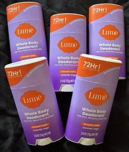Lume Whole Body Deodorant Lavender Sage Smooth Solid - Picture 1 of 1