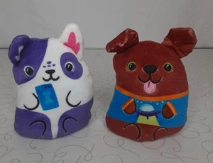 Dogs vs Squirls 2er Set braun und weiß/lila - Bild 1 von 4