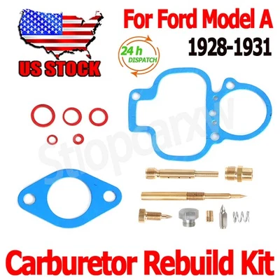 Kit de reconstrucción de junta de carburador para Ford Modelo A 1928-1931 Carb 1929 1930 EE. UU. Foto 1 de 4