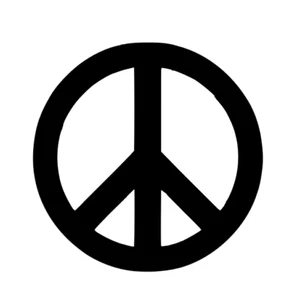 Peace Sign Decal Vinyl Sticker Decals Auto Car Window Door Wall Sign - Picture 1 of 2
