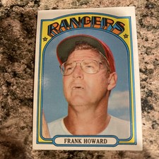 1972 Topps Vintage #350 Frank Howard NM/MT Texas Rangers