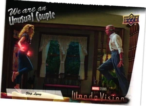2022 WANDAVISION MARVEL WE ARE AN UNUSUAL COUPLE INSERT #WV-11 STOP LYING - Picture 1 of 2
