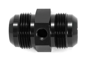 M10x1.0 Sensor Adapter Dash 16 Black Anodized Sensor Connector - Picture 1 of 2