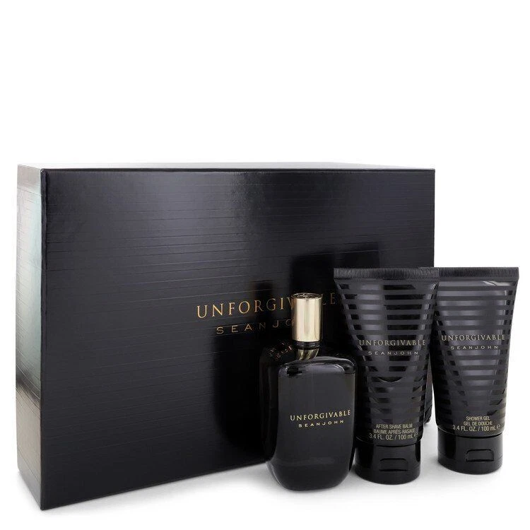 Unforgivable by Sean John Gift Set 125ml EDT Spray+3.4 ShowerGel+3.4 AfterShave - Image 1 of 1