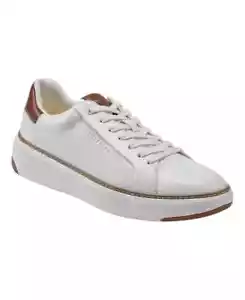 Tommy Hilfiger Men's Hines Lace Up Casual Sneakers Men's 11 White $99 nwb - Picture 1 of 3