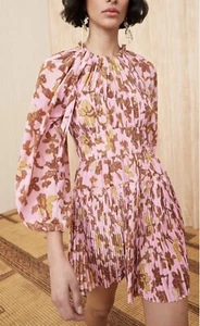 ulla johnson dress 8 new Sefia  Hibiscus Fits Like Size 6. Retail $695 - Picture 1 of 6