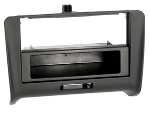 Radioblende 1DIN passend für Audi TT (8J) ab 2006-14 mit Fach schwarz - Bild 1 von 1