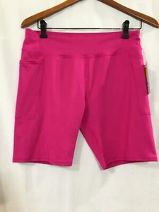 Athletic Works Pink UPF 30 Biker Shorts Youth Girls L Plus, XL plus New - Picture 1 of 5