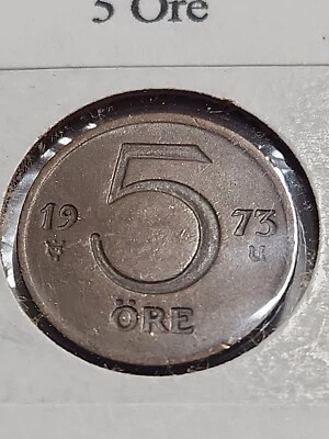 1973 Sweden - 5 Ore - BT195 - Image 1 of 2