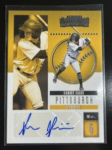2020 Panini Contenders Sammy Siani RC Auto #CA-SS Pittsburgh Pirates