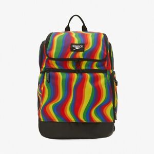 Speedo Swim Printed Teamster Backpack 2.0 35L - Colorful Rainbow Print