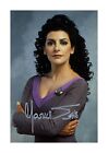 Marina Sirtis Star Trek Voyager A4 signed mounted poster. Choice of frame.