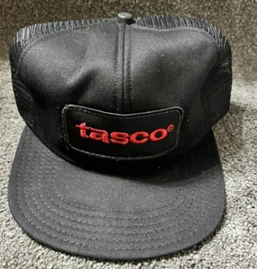 Vintage schwarz Tasco Scopes & Optics Logo Patch Snapback Mütze Kappe NEU neu ohne Etikett - Bild 1 von 6