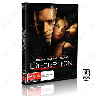 Deception DVD :  Hugh Jackman / Ewan McGregor : Thriller Movie : Brand New - image 1 of 3