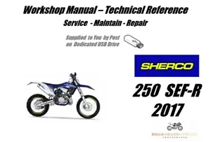 Sherco 250SEF R 250 SEF R Service Reapir Werkstatthandbuch USB 2017 - Bild 1 von 7