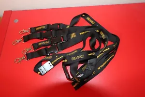 4x American Football Schlüsselband Lanyard Marburg Mercenaries schwarz Karabiner - Bild 1 von 4