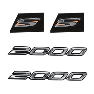 HONDA S2K OEM Guardabarros Emblema Lateral S2000 Genuino Cromo Plateado Juego L/R JDM Nuevo - Imagen 1 de 4