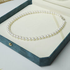 Fine single strands 6-7mm AAA natural freshwater whit pearl necklace 17-24" #4