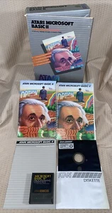 VTG Atari Microsoft Basic II RX8035 w/ Box Floppy Manuals Cartridge Guide *READ - Picture 1 of 24