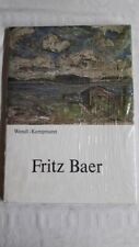 Fritz Baer  Buch Kunstbuch Werksverzeichnis NEU / OVP Gemälde Verzeichnis Kunst