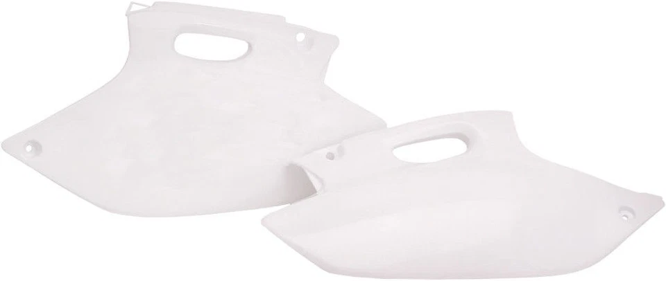 Acerbis White Side Number Plates Panels for Yamaha YZ 426 00-02, 250 F 01-02 - Image 1 of 1
