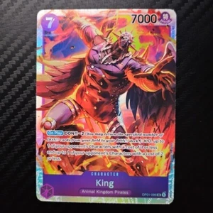 King OP01-096 One Piece Kartenspiel TCG Romance Dawn super selten SR ENGLISCH NM - Bild 1 von 1