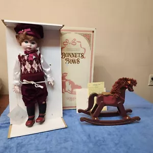 Bonnets & Bows Gorham Jesse & Rocking Horse BBL-1 1988 #388 Doll - Picture 1 of 23