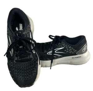 Brooks Glycerin 20 Running Shoes Sneakers 1203691B059 Black White Womens Size 6 - Picture 1 of 11