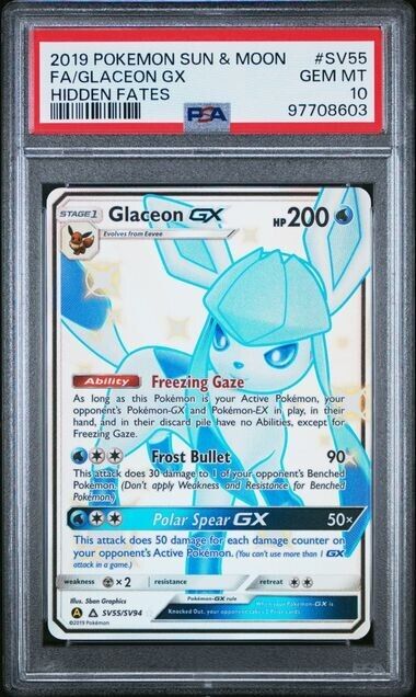 Pokémon TCG Professional Sports Authenticator (PSA) Shiny Pokémon TCG Professional Sports Authenticator (PSA) Shiny