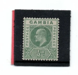 Gambia EV11 1902-05 1/2d verde sg 45 H.Como nuevo - Imagen 1 de 2