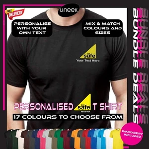 CAMISETA BORDADA PERSONALIZADA A PRUEBA DE GAS INGENIERO ROPA DE TRABAJO UNIFORME UNISEX - Imagen 1 de 32