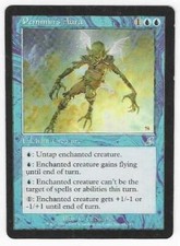 Magic the Gathering MTG Scourge Pemmin's Aura Card by Greg Staples