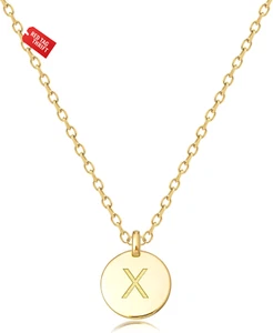 Unique Personalized Gifts for Her, Initial Necklaces for Women, Letter Double Si - Picture 1 of 13