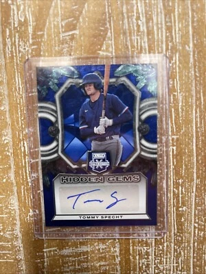 2023 Panini Elite Extra Edition - Hidden Gems Blue #HG-TSP Tommy Specht (AU, RC) - Image 1 of 4