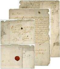 1675 LETTER EAST DEREHAM to SIR ROBERT CLAYTON HOUSE in OLD JEWRY + SEAL