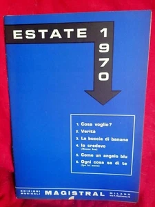 SUMMER 1970 ELSA FOURTH MARZIA LUCIO TOMASINI etc Booklet 6 Slots - Picture 1 of 1