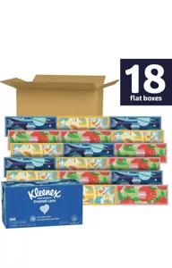 Kleenex Expressions Tessuti Viso Ultra Morbidi, Tessuto Viso Morbido, 18 Scatole Cubo - Foto 1 di 6