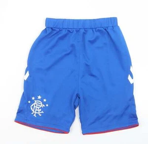 Pantaloncini della felpa blu poliestere Hummel da ragazzo taglia 5-6 anni regolari - Foto 1 di 12