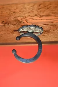 Chandelier Lighting Ceiling Swag Beam Hook, Wrought Iron 4" "C", 1/2" Screw - Picture 1 of 11