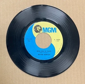 WAYNE NEWTON MGM RECORDS 45 WITH PEN IN HAND/TOWN AND COUNTRY 14430 - Picture 1 of 2