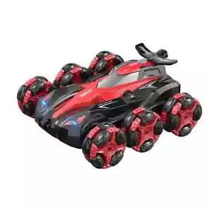 OZUAZ RC Stunt Car für Kinder, 2,4 GHz ferngesteuertes RC Drift mit Spray und Licht - Bild 1 von 4