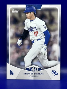 2024 Topps 50/50: Shohei Ohtani 8/23/24 Stolen Base #40 Los Angeles Dodgers - Picture 1 of 2
