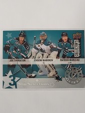 2009-10 Collector's Choice Reserve #225 Nabokov/Thornton/Marleau Edmonton Oilers