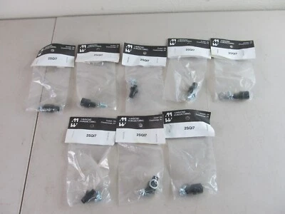CANTIDAD = 8 accesorios de gabinete eléctrico Hammond Mfg 2SQI7 7 mm cuadrado 1/4 vuelta Foto 1 de 3