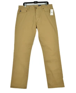 AG Adriano Goldschmied Pants Men's 36x32 Everett Slim Straight Beige - Picture 1 of 9