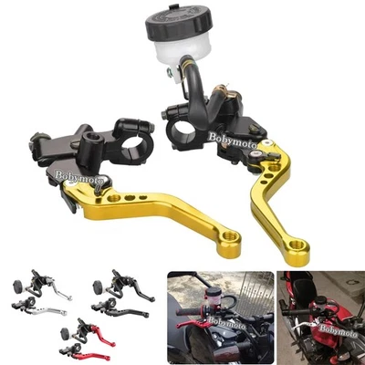 2 palancas de embrague de freno depósito de cilindro maestro para Yamaha YZF R1 R6 YZF600R Foto 1 de 4