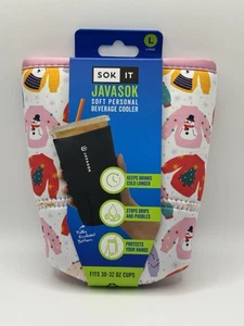 Sok-It JavaSok Cozy Knits Cold Cup Sleeve Large 30-32oz Cozy Knits - Bild 1 von 2