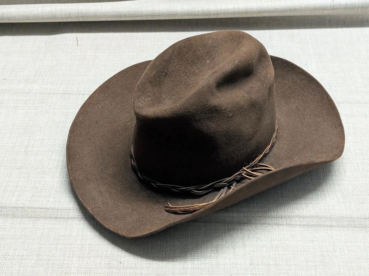 50s Vintage Stetson 3X BEAVER 1/4 58cm Stetson Cowboy Beaver